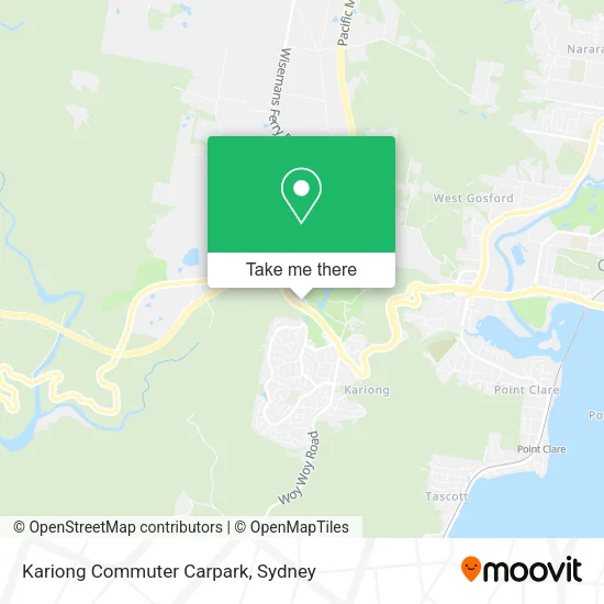 Kariong Commuter Carpark map