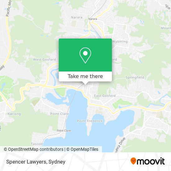 Mapa Spencer Lawyers
