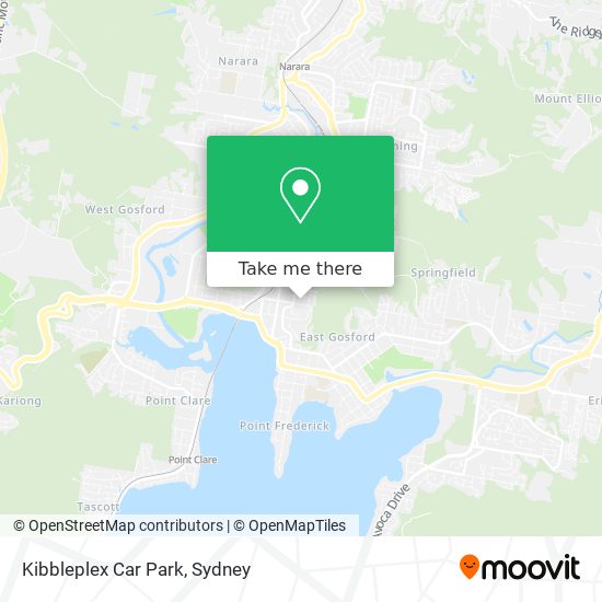 Kibbleplex Car Park map