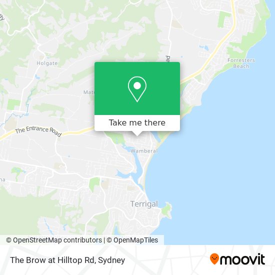 The Brow at Hilltop Rd map