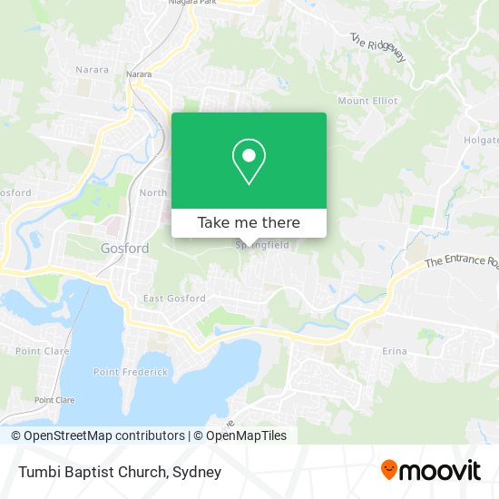 Tumbi Baptist Church map