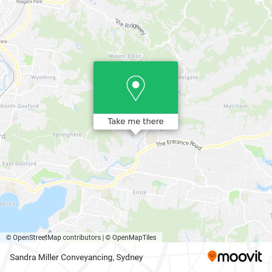 Mapa Sandra Miller Conveyancing