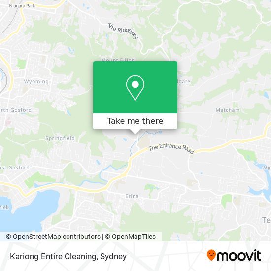 Kariong Entire Cleaning map