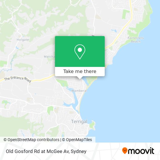 Old Gosford Rd at McGee Av map