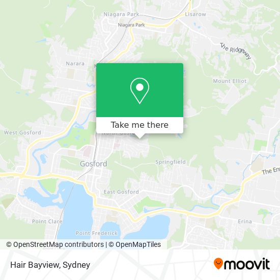 Hair Bayview map