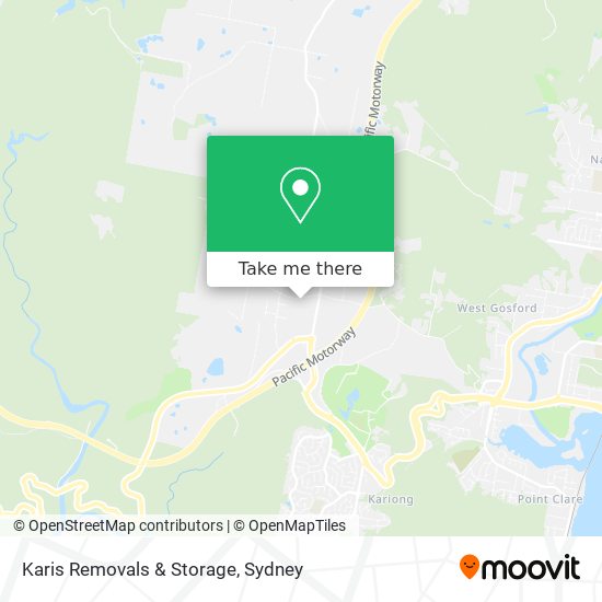 Karis Removals & Storage map