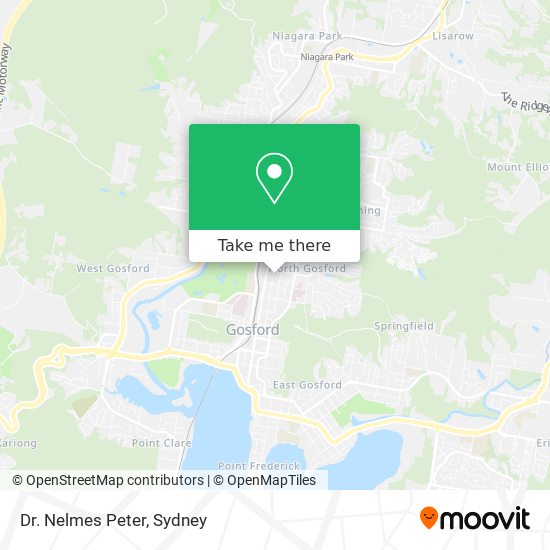 Dr. Nelmes Peter map