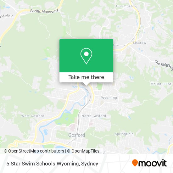 5 Star Swim Schools Wyoming map