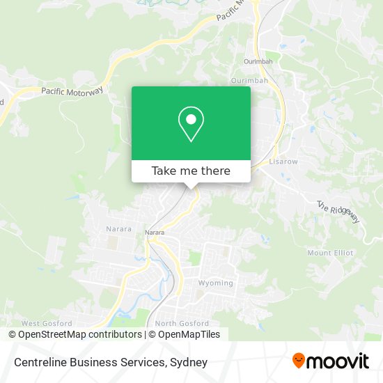 Centreline Business Services map