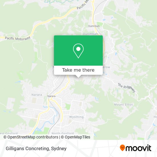 Gilligans Concreting map