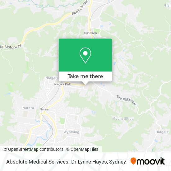 Absolute Medical Services -Dr Lynne Hayes map