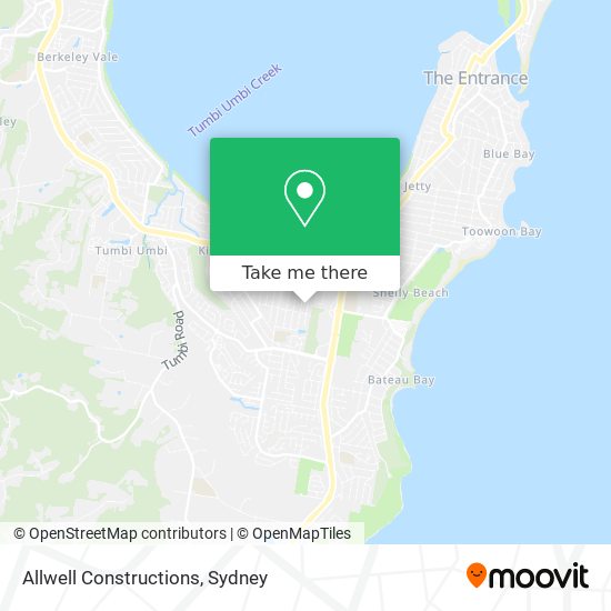 Allwell Constructions map