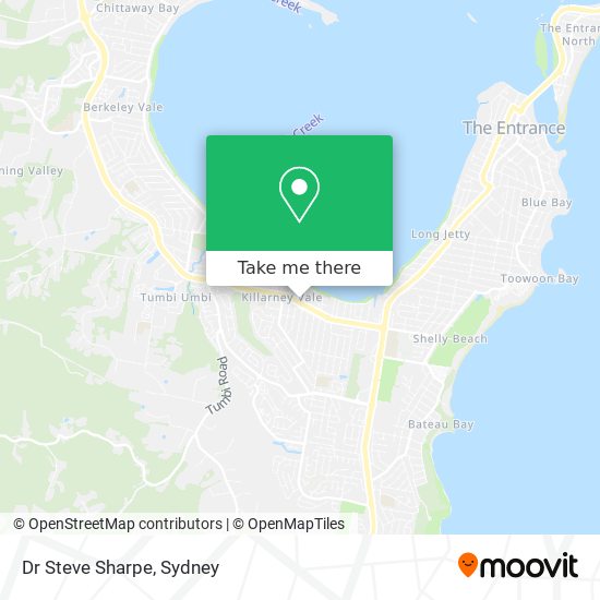 Dr Steve Sharpe map