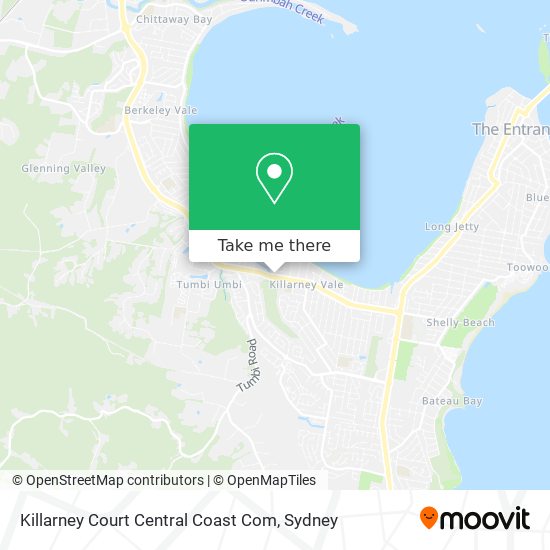 Killarney Court Central Coast Com map