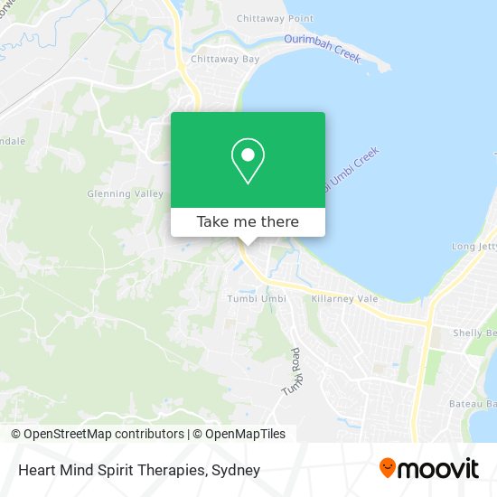 Heart Mind Spirit Therapies map