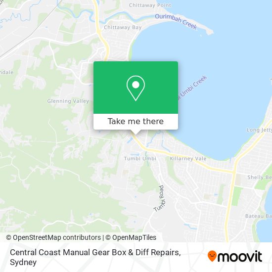 Central Coast Manual Gear Box & Diff Repairs map