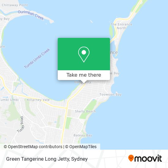 Green Tangerine Long Jetty map