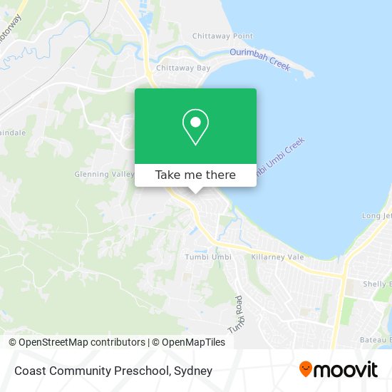 Coast Community Preschool map