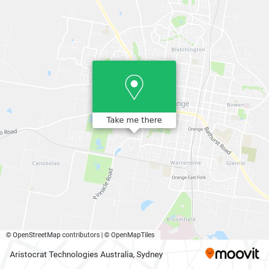 Mapa Aristocrat Technologies Australia