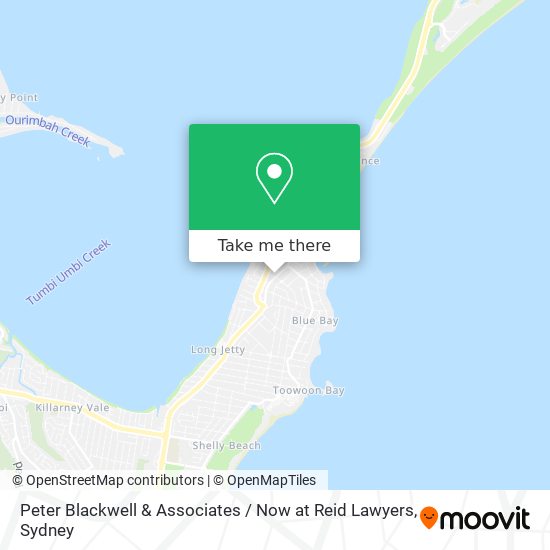 Peter Blackwell & Associates / Now at Reid Lawyers map