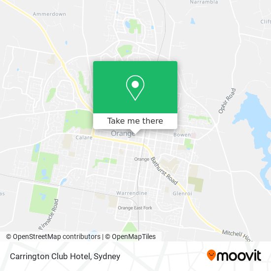 Mapa Carrington Club Hotel