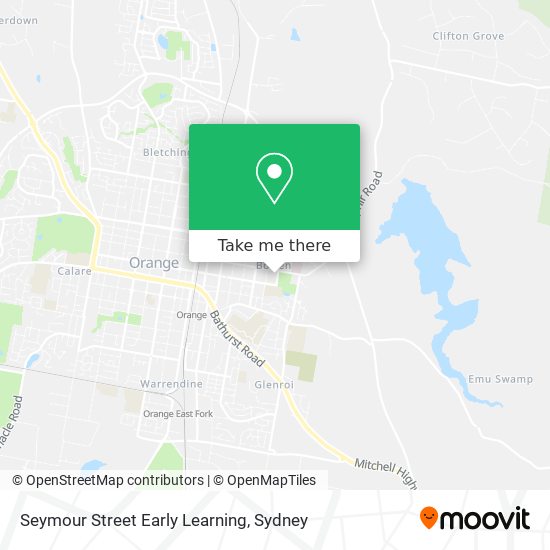 Seymour Street Early Learning map
