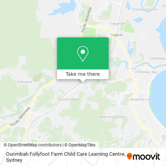 Mapa Ourimbah Follyfoot Farm Child Care Learning Centre