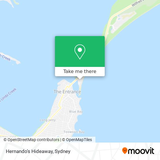 Hernando's Hideaway map