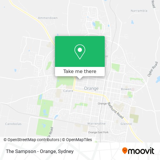 The Sampson - Orange map