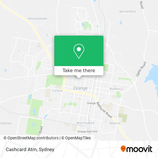 Cashcard Atm map