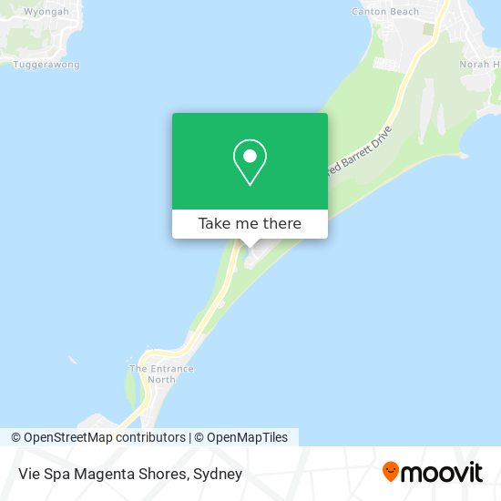 Vie Spa Magenta Shores map