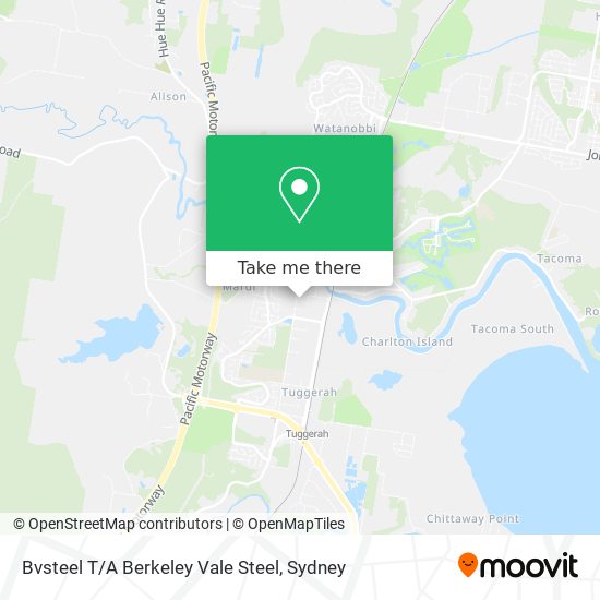 Bvsteel T / A Berkeley Vale Steel map