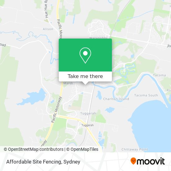 Affordable Site Fencing map