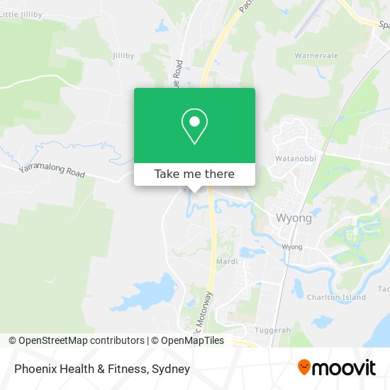 Mapa Phoenix Health & Fitness