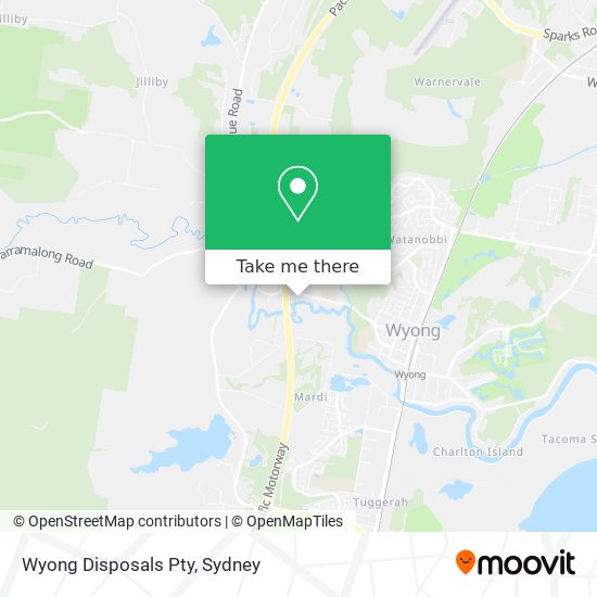 Mapa Wyong Disposals Pty