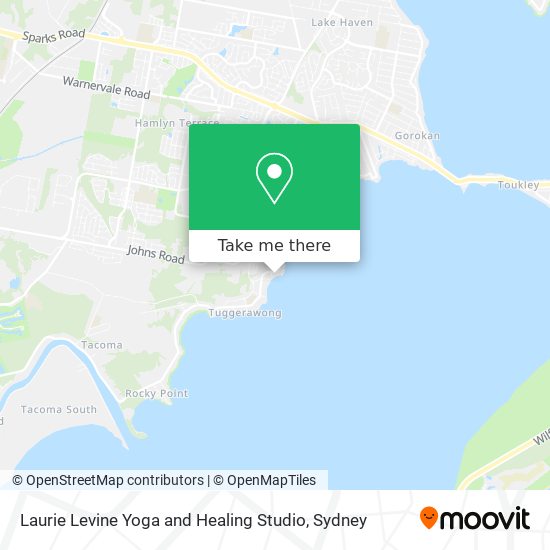 Mapa Laurie Levine Yoga and Healing Studio