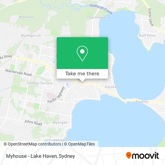 Myhouse - Lake Haven map