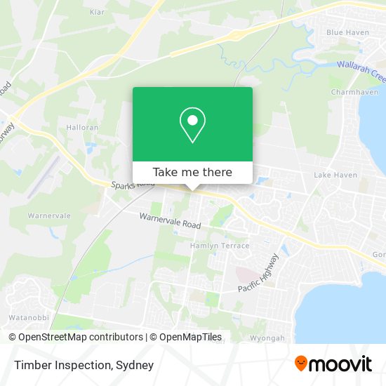 Timber Inspection map