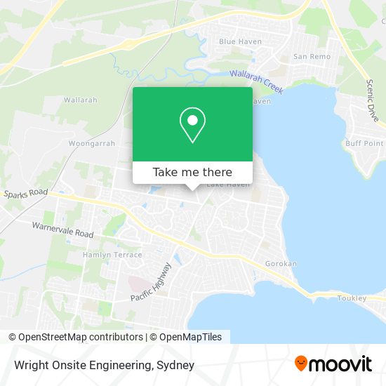 Wright Onsite Engineering map