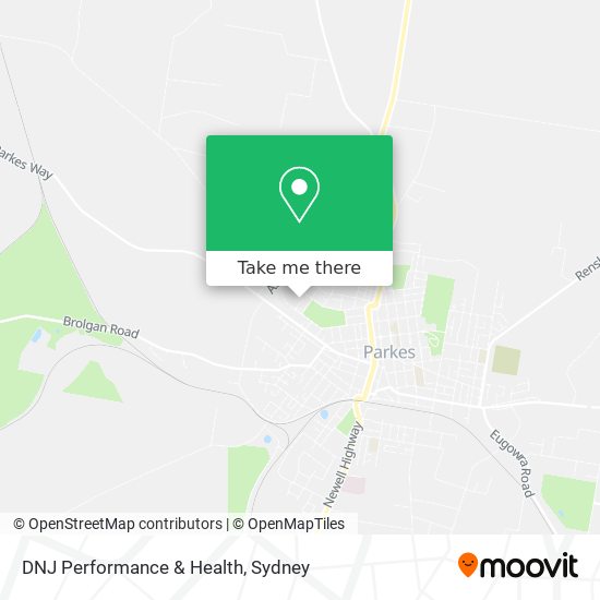 DNJ Performance & Health map