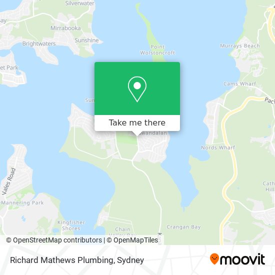 Mapa Richard Mathews Plumbing