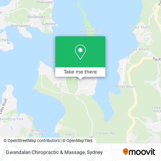 Gwandalan Chiropractic & Massage map