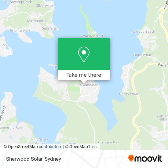 Sherwood Solar map