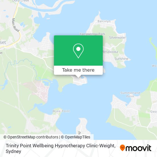 Trinity Point Wellbeing Hypnotherapy Clinic-Weight map