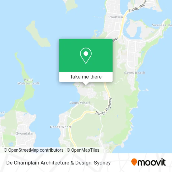 De Champlain Architecture & Design map
