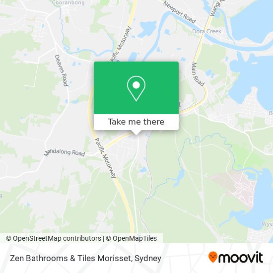 Zen Bathrooms & Tiles Morisset map