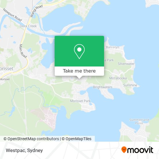 Westpac map