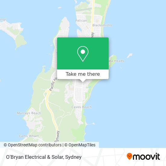 Mapa O'Bryan Electrical & Solar