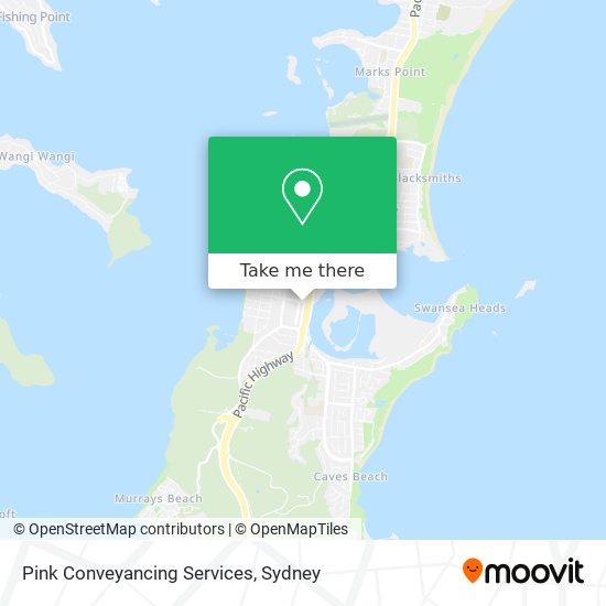 Pink Conveyancing Services map