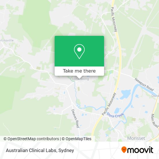 Australian Clinical Labs map